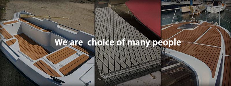 2 synthetic boat deck material show